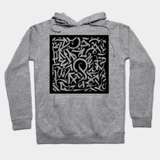 Abstraction calligraffiti Hoodie